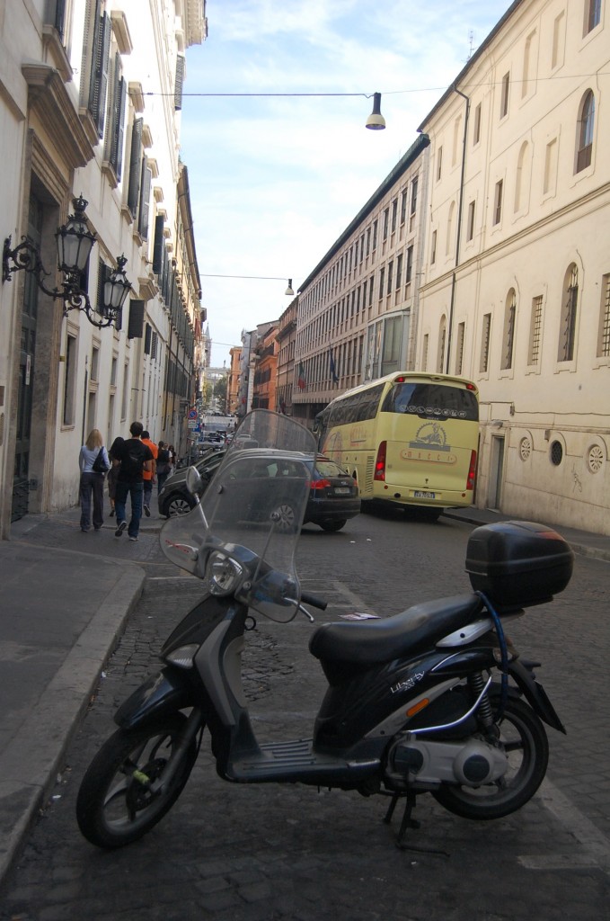 scooter in rome