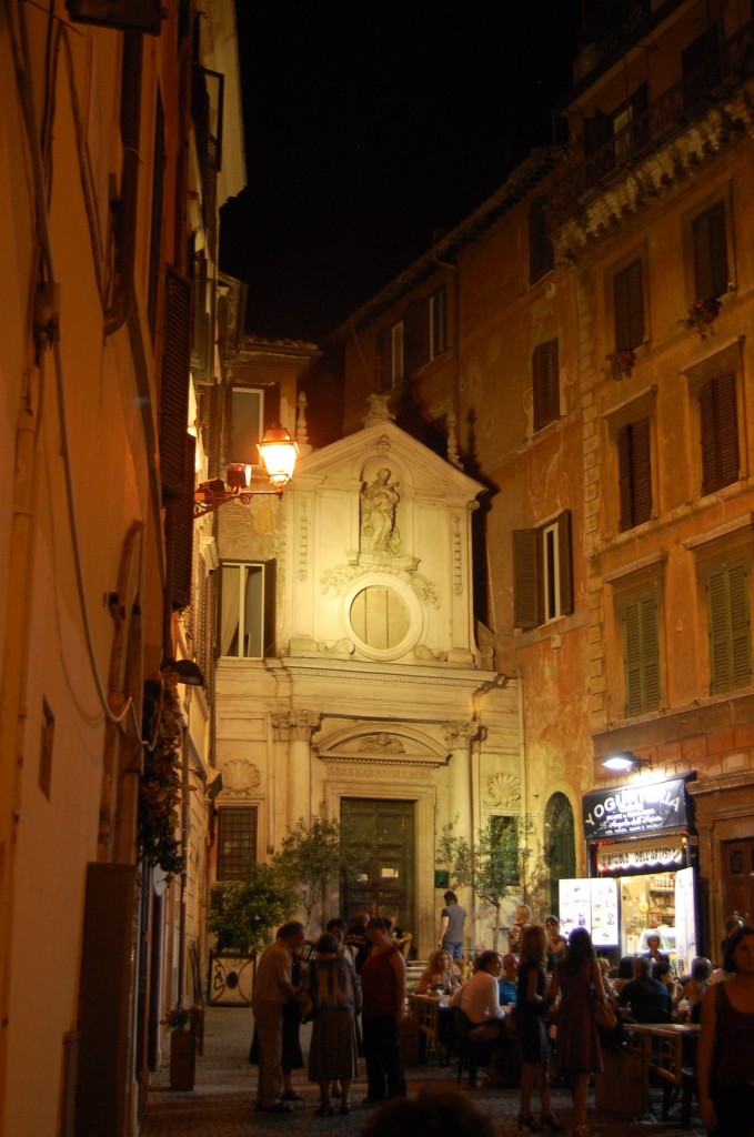 tiny church campo de' fiori