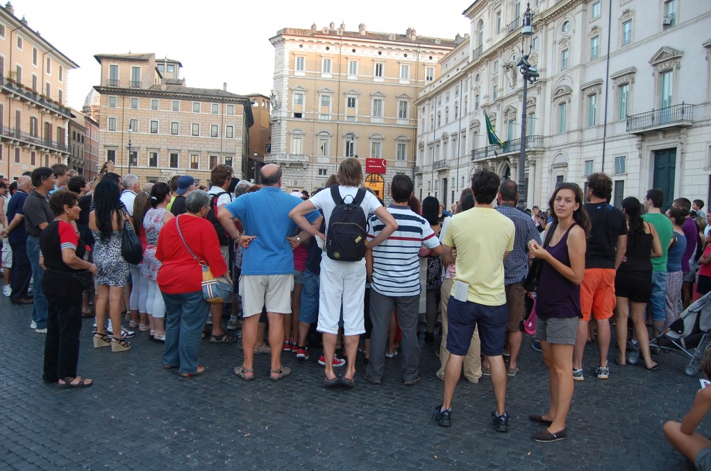 rome street performers