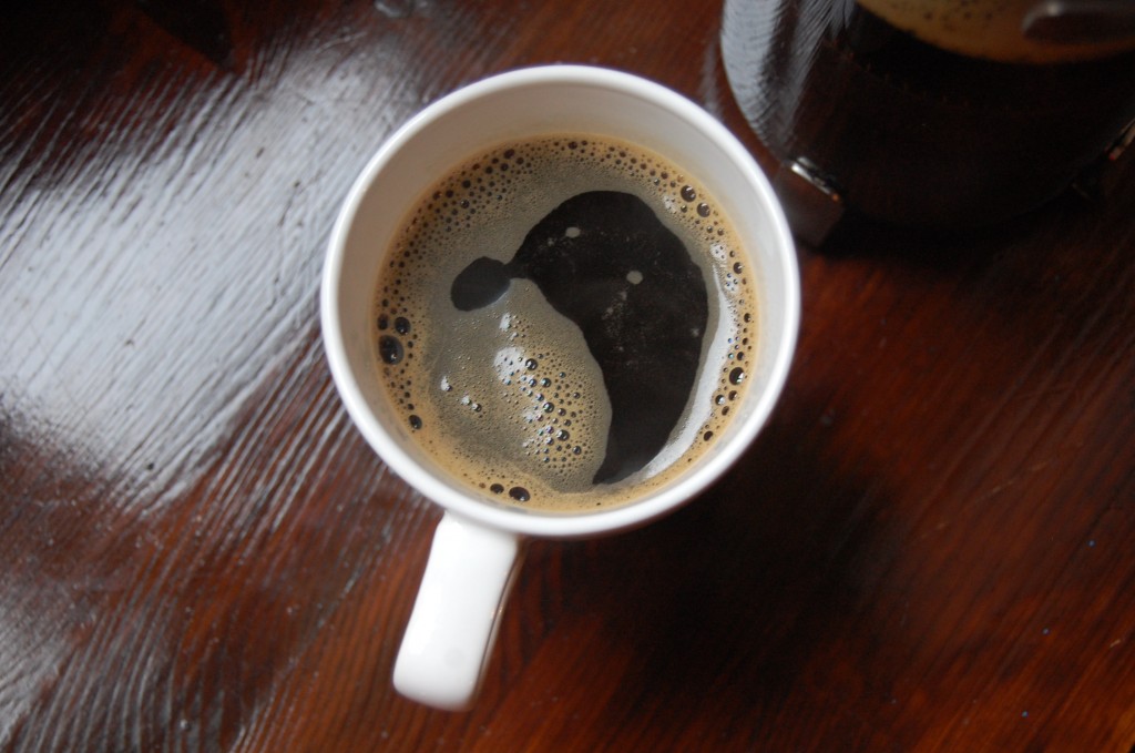 coffee at home on a table