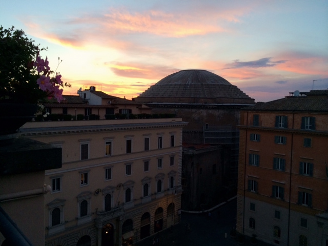 Pantheon sunset