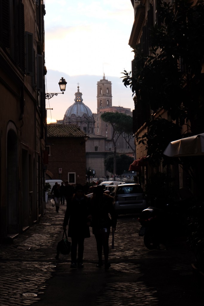 Rome at sunset