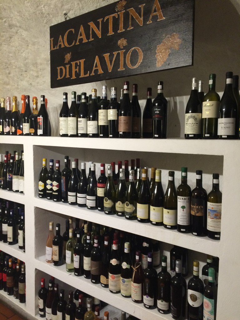 Wine cantina at Flavio al Velavevodetto in Rome