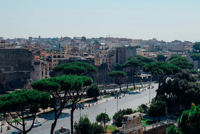 roman forum view