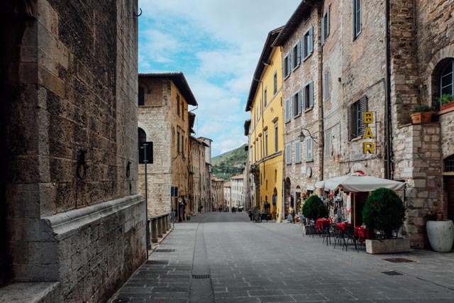village of Gubbio Italy