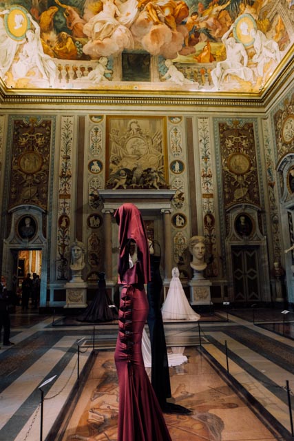Gorgeous gowns in Galleria Borghese