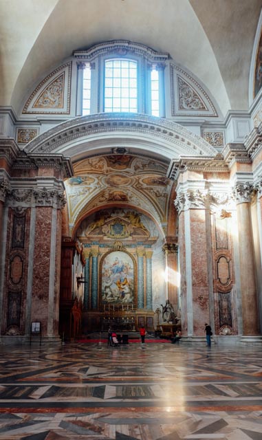 Frescoes at the Basilica of St. Mary of the Angels and of the Martyrs in Rome