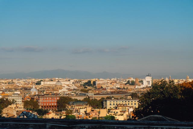 View from Gianicolo