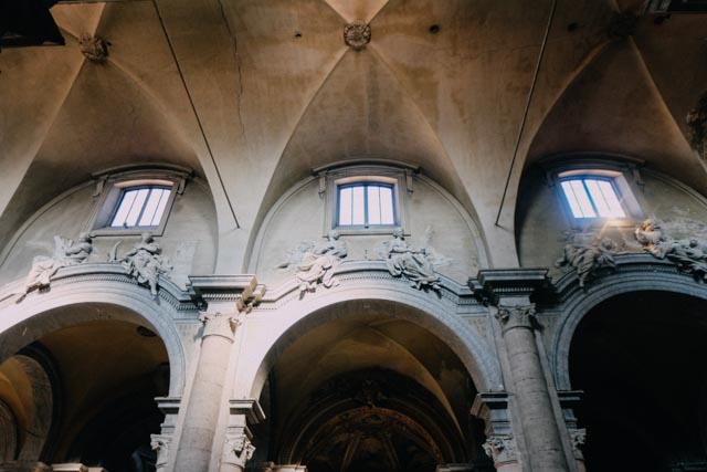 Church details in Rome