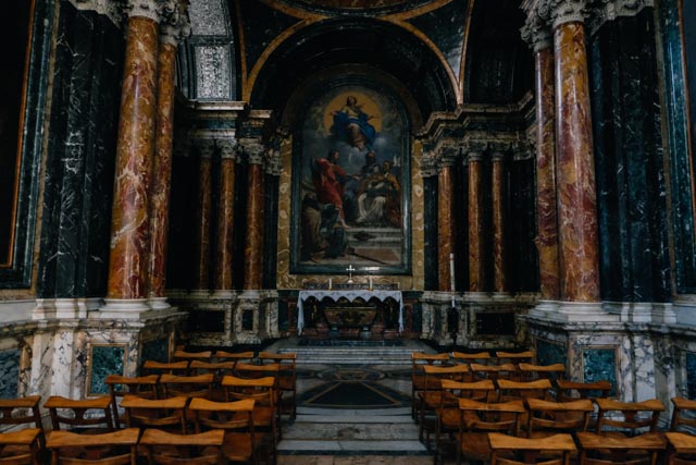 Inside Santa Maria del Popolo