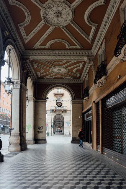 arched walkways torino