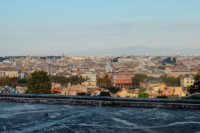 View from Janiculum hill