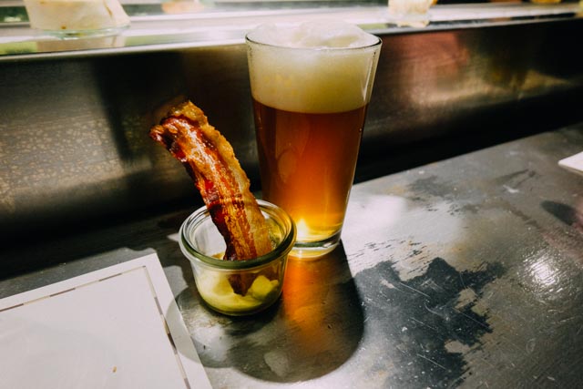 Bacon and beer