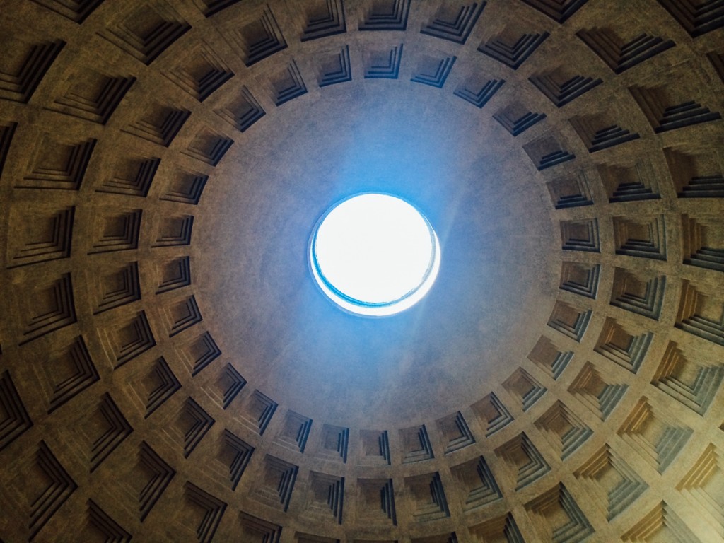 ceiling of the pantheon