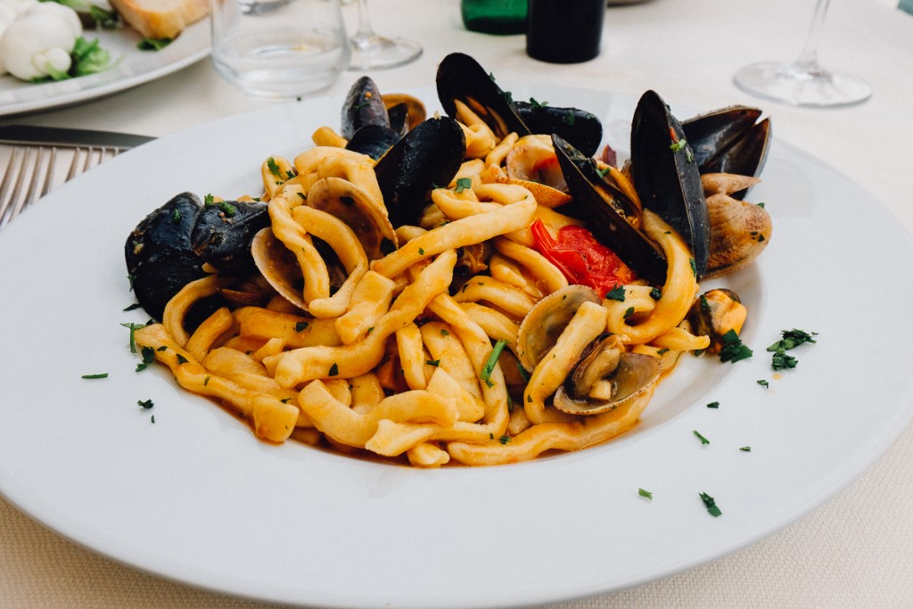Amalfi Italy seafood lunch