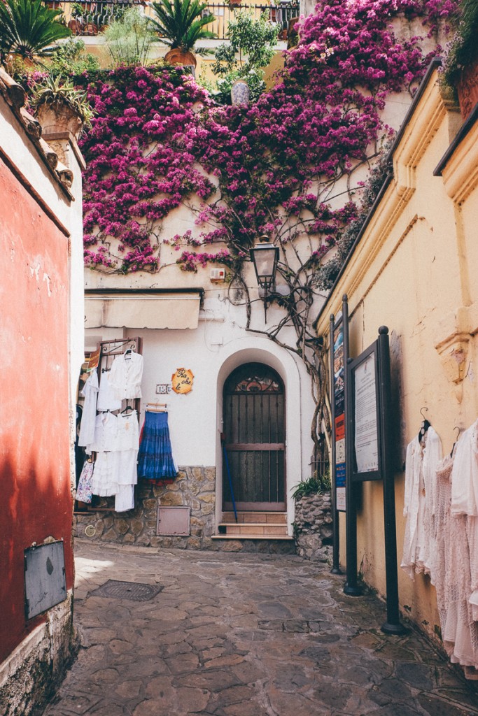 Streets of Positano Italy