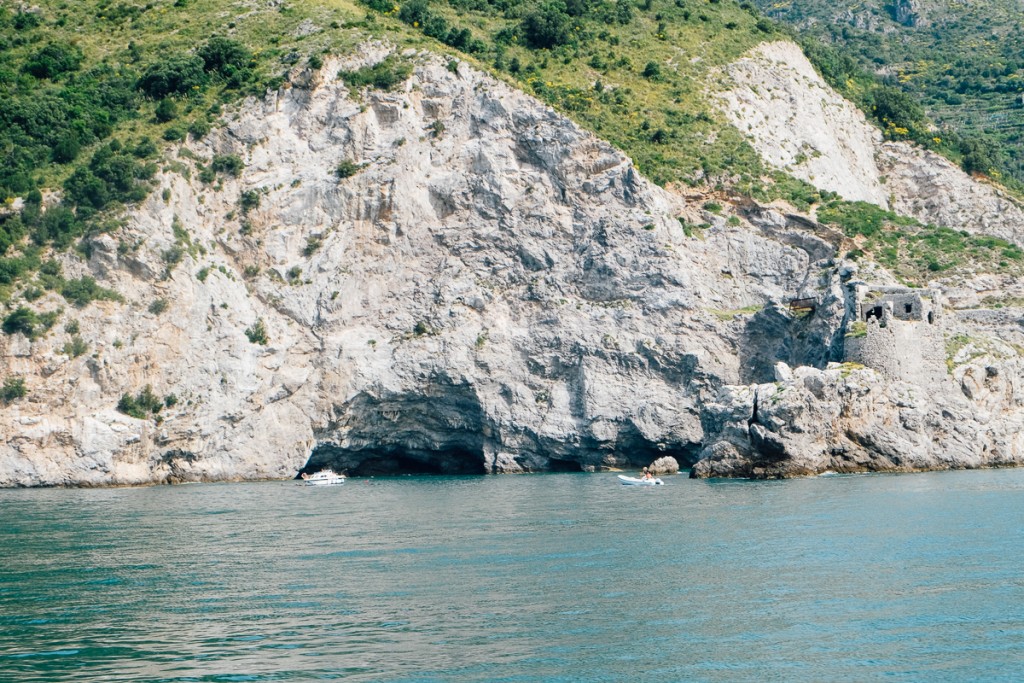 Amalfi coast cliffs