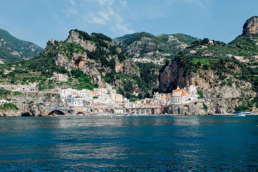 Salerno to Amalfi by boat