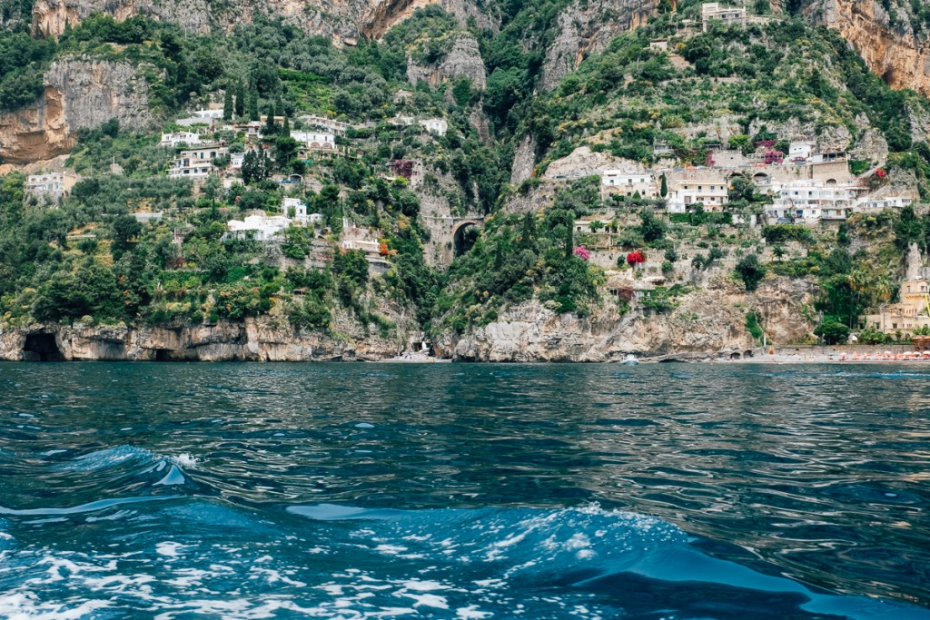 Salerno to Positano by boat
