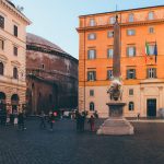 kid friendly piazza in Rome