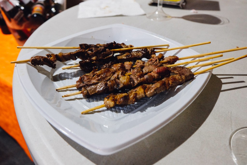 Mercato Testaccio arrosticini