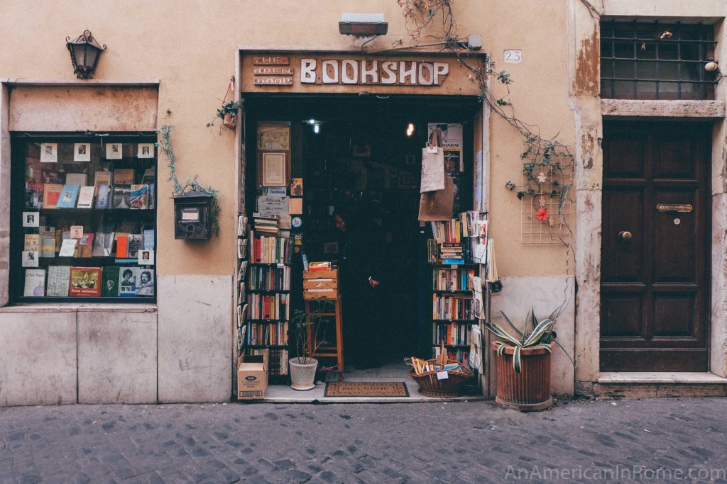 Rome used book store