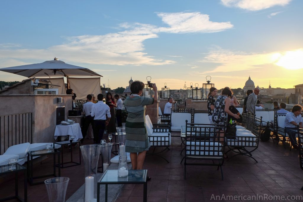 Eitch Borromini: Rome's Stunning Rooftop Restaurant 'La Grande Bellezza' -  An American in Rome