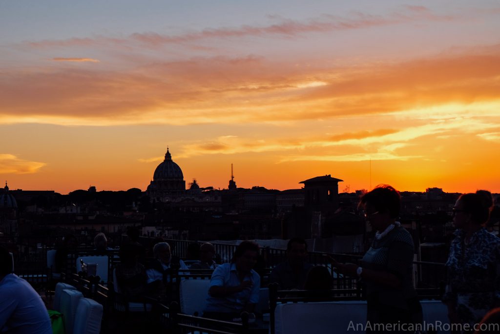 Eitch Borromini: Rome's Stunning Rooftop Restaurant 'La Grande Bellezza' -  An American in Rome