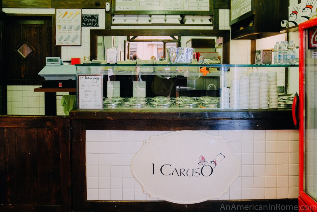 I Caruso Gelato in Rome An American in Rome