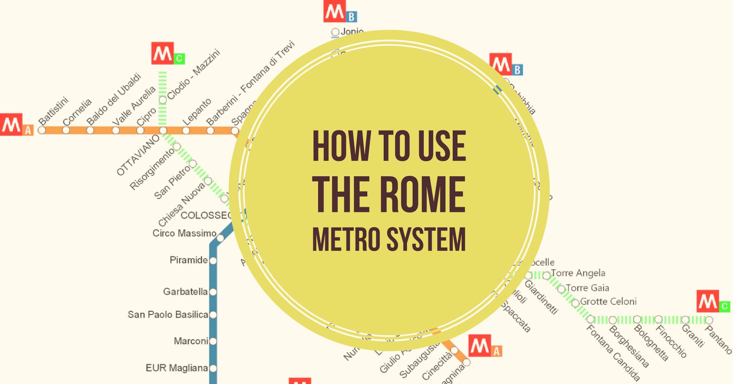 Complete Guide to the Rome Metro (Subway) + Map - An American in Rome