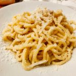 Cheesey pasta at Roman restaurant Gino al Parlamento