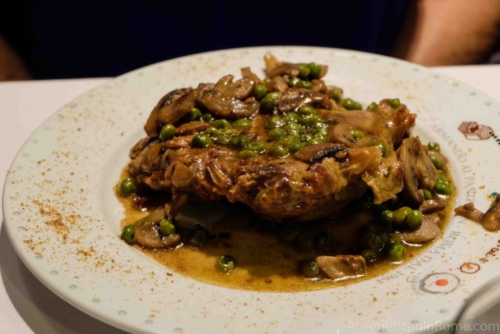 Osso buco at Armando al Pantheon in Rome