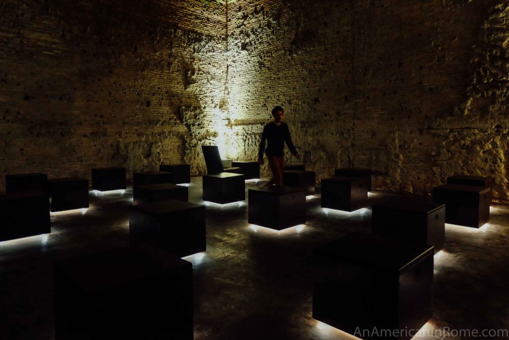 virtual reality room at the Domus Aurea