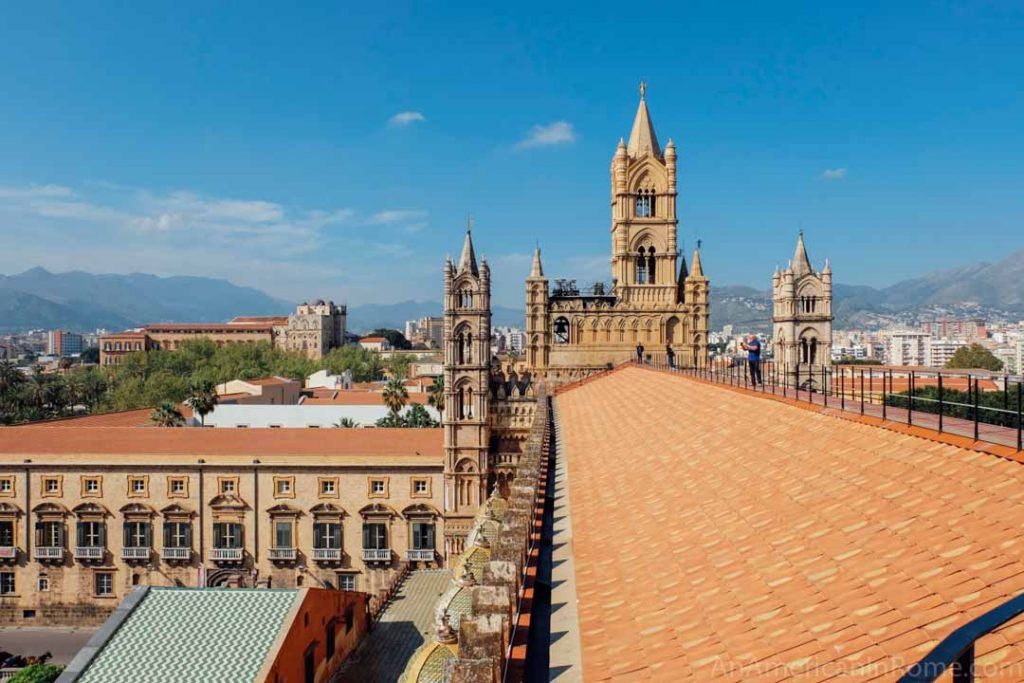 rooftop of the Palermo Cathedral