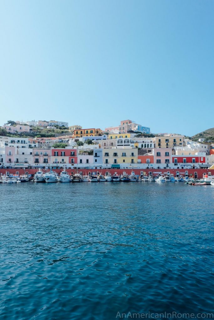 island of Ponza near Rome