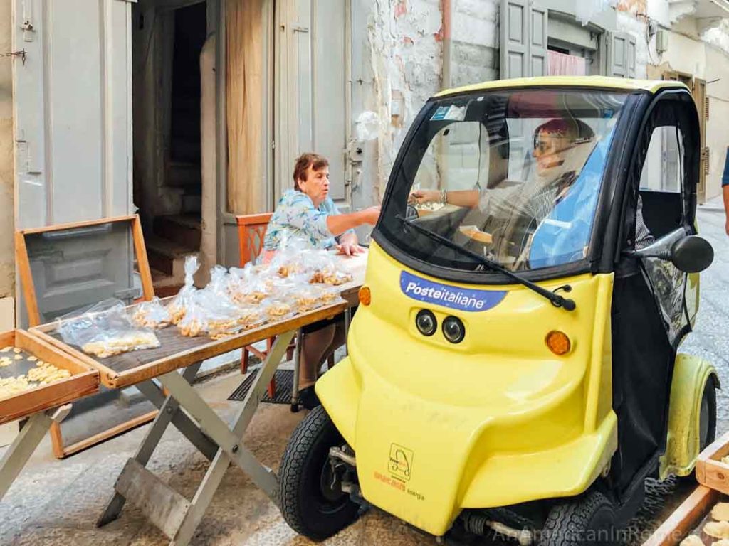 Postal truck in Italy
