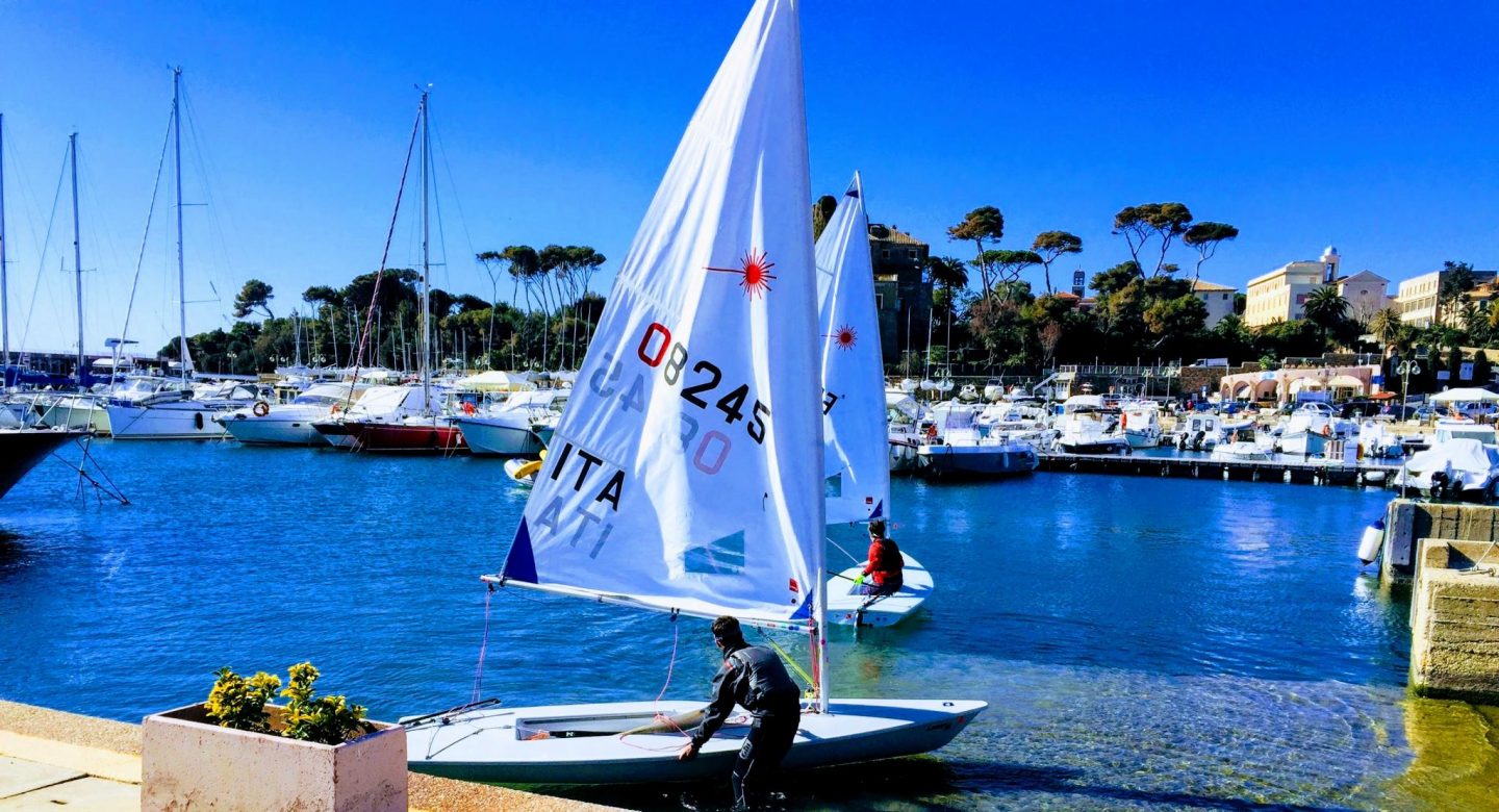 small sailboats in the water near Rome