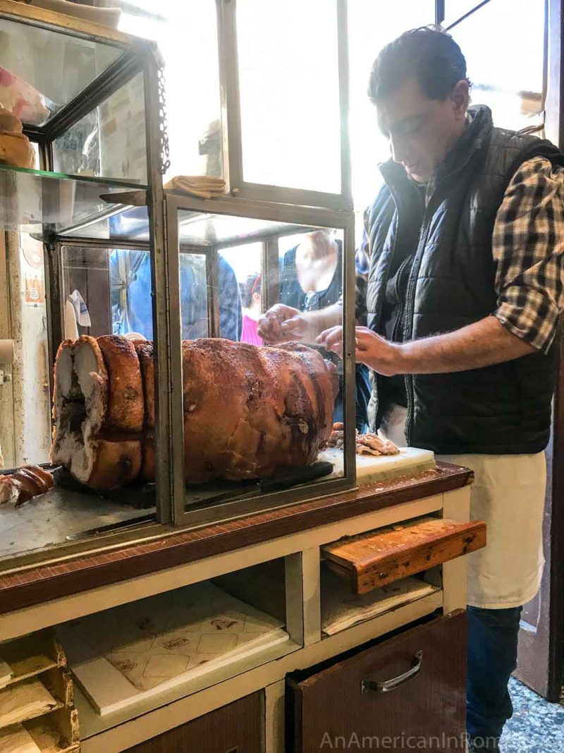 Er Buchetto: Porchetta in Rome - An American in Rome