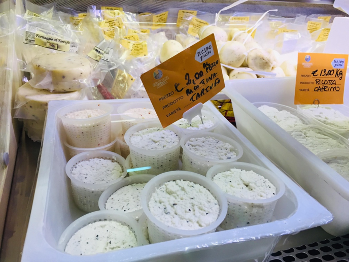 ricotta with truffles in rome