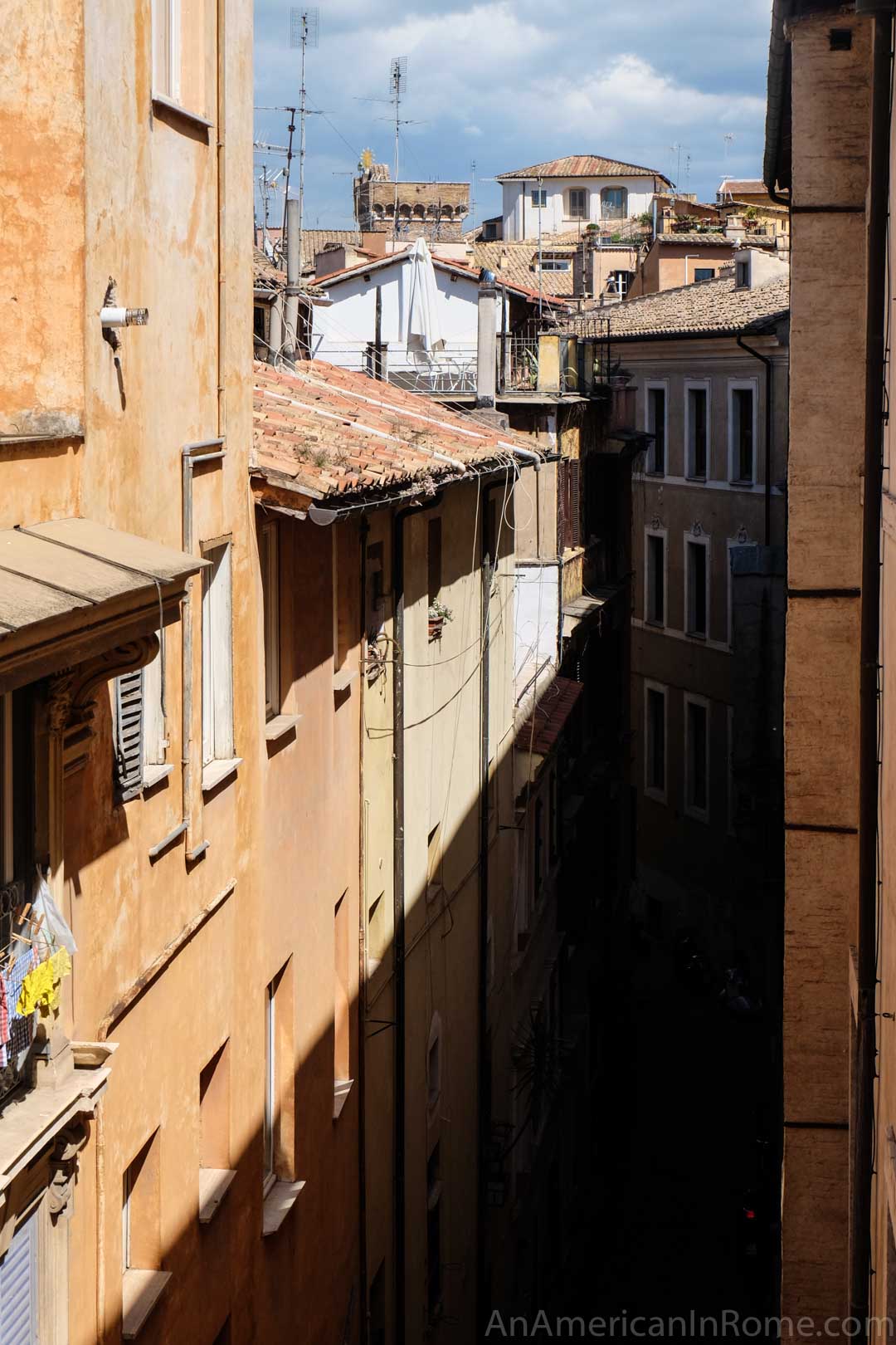 view from the mario praz museum