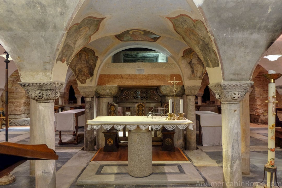 crypt of st marks in venice