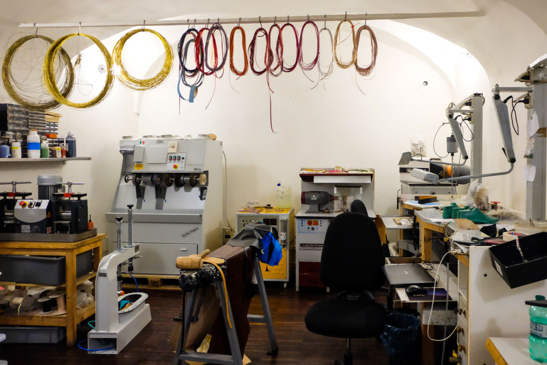 shoe workshop in Rome