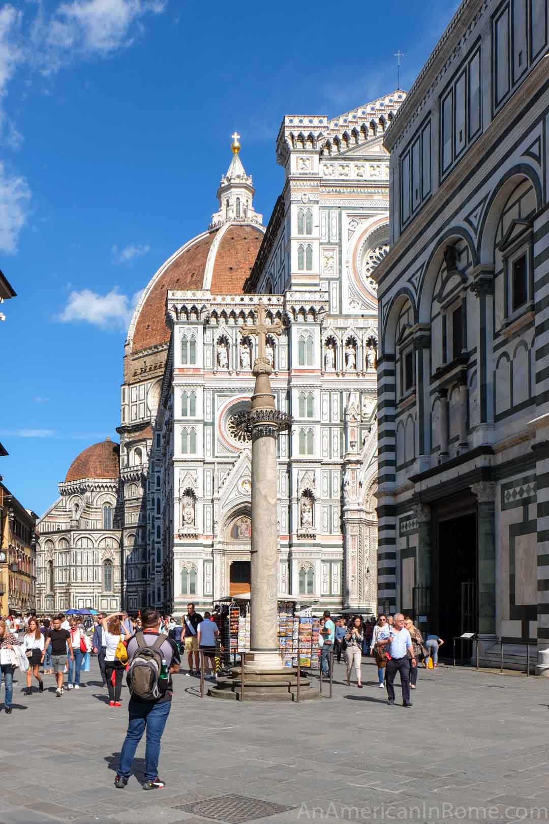 Duomo in Florence on blue skies