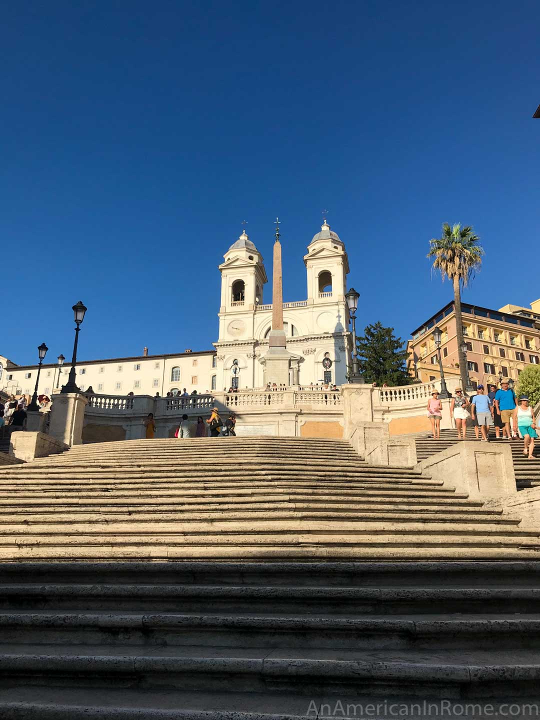 empty spanish steps