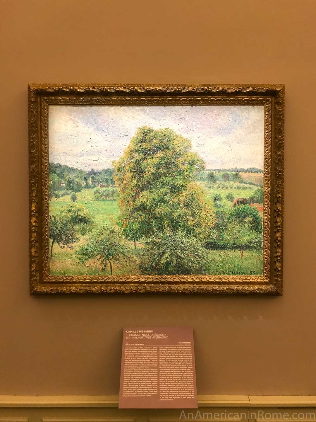 monet painting in impressionisti segreti exhibit