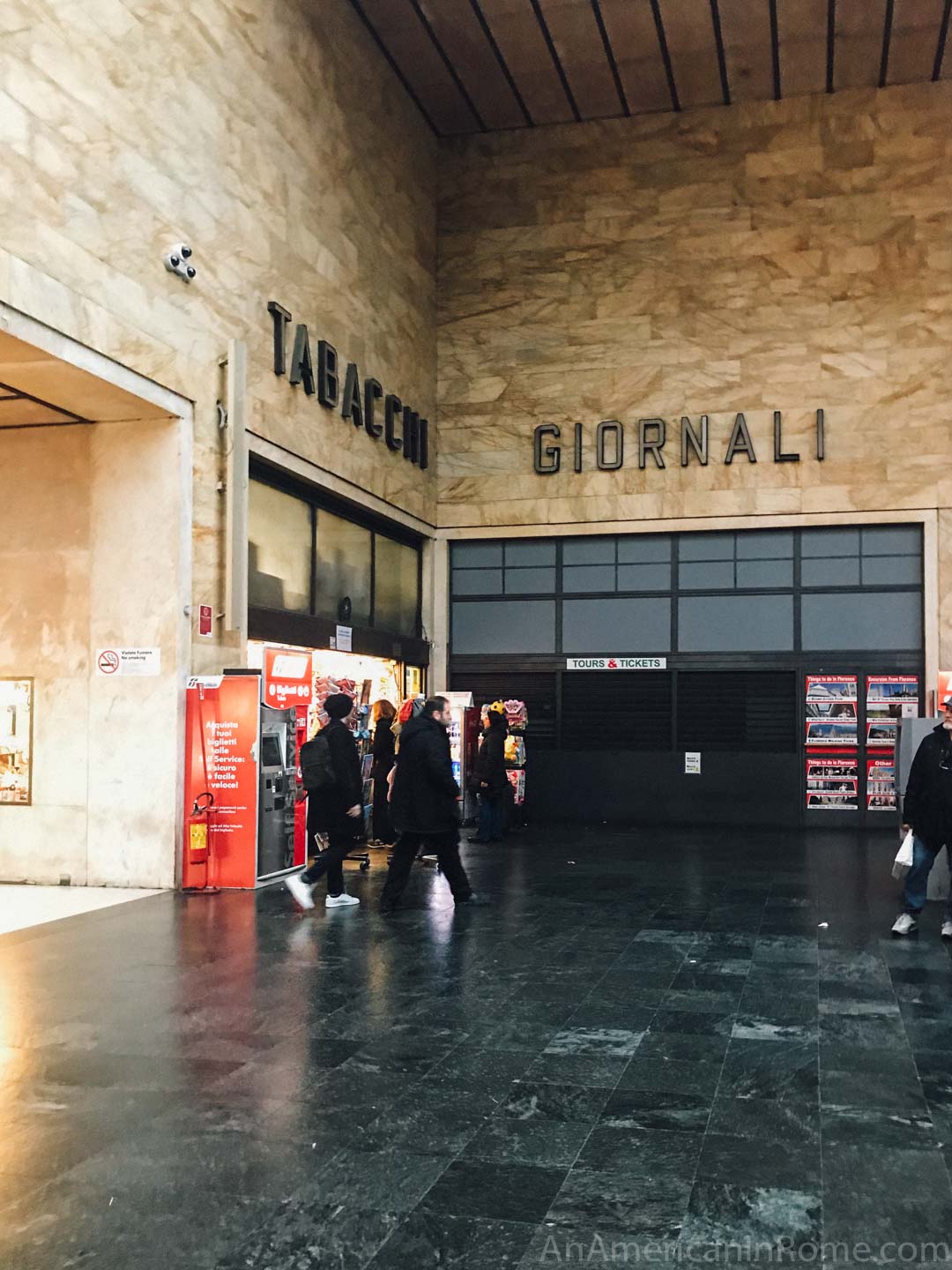 ticket machines in florence train station