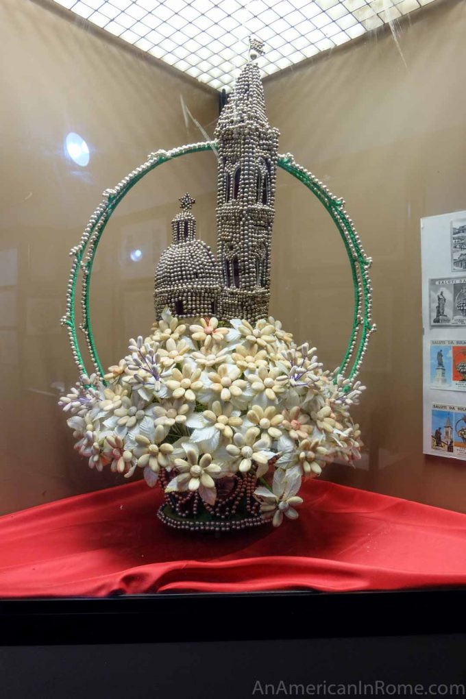 display at Italian confetti museum