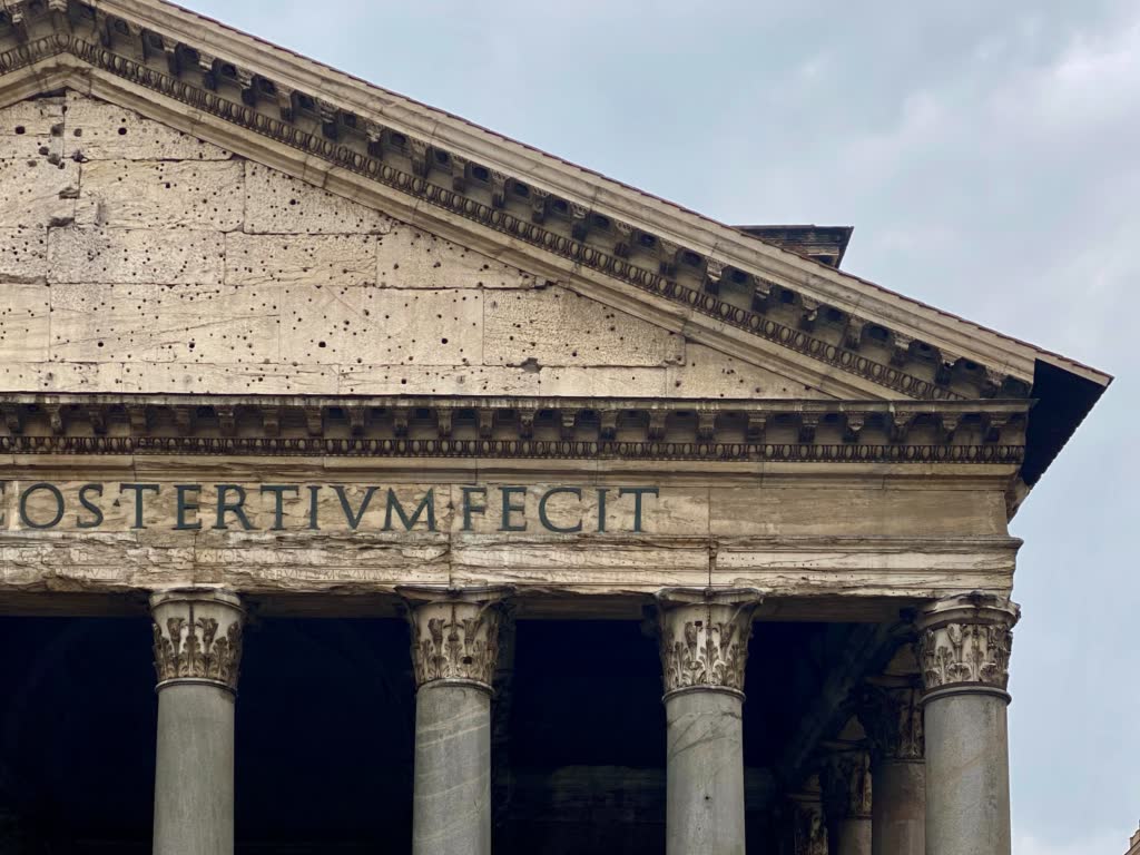 pantheon inscription