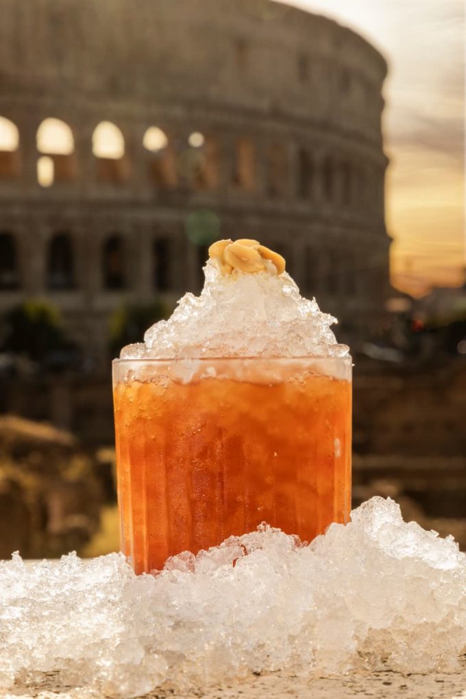 drink with ice at colosseum