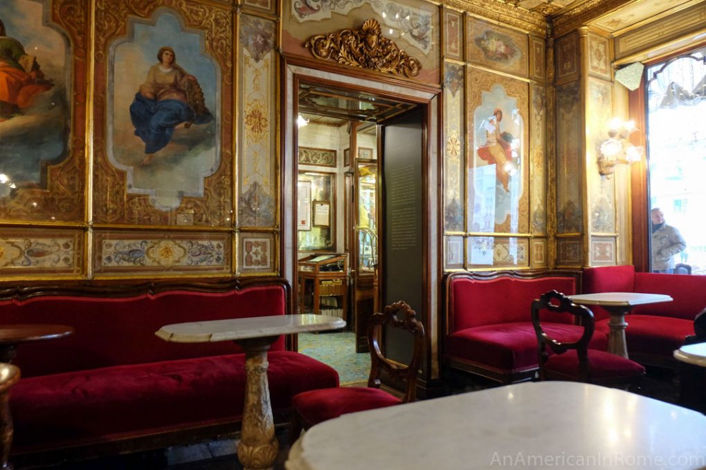 inside caffe florian